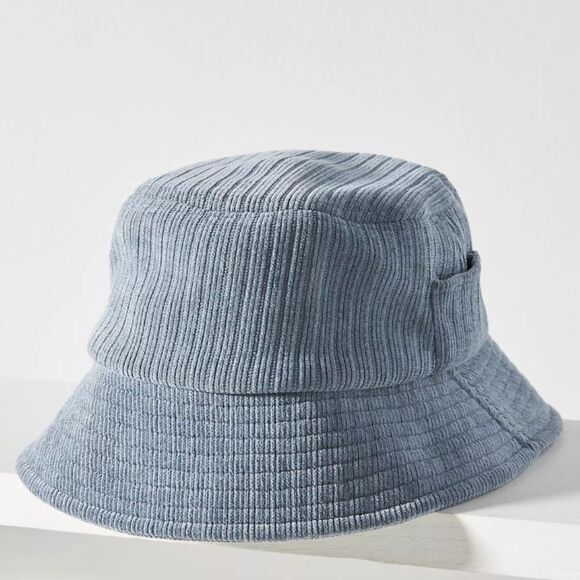 NWT Anthropologie + San Diego Hat Co. Cozy and Chic Bucket Hat Blue (ONE SIZE) main image 5